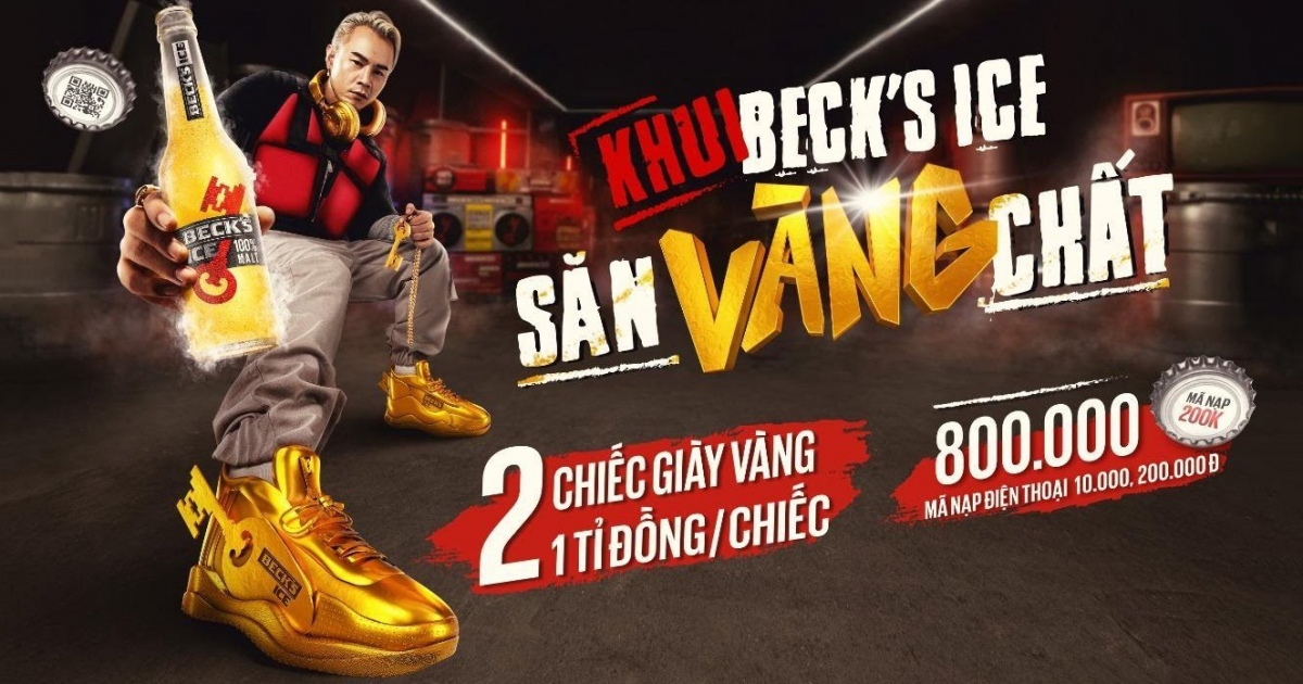 Beck’s Ice - Khui Beck’s Ice – Săn vàng chất