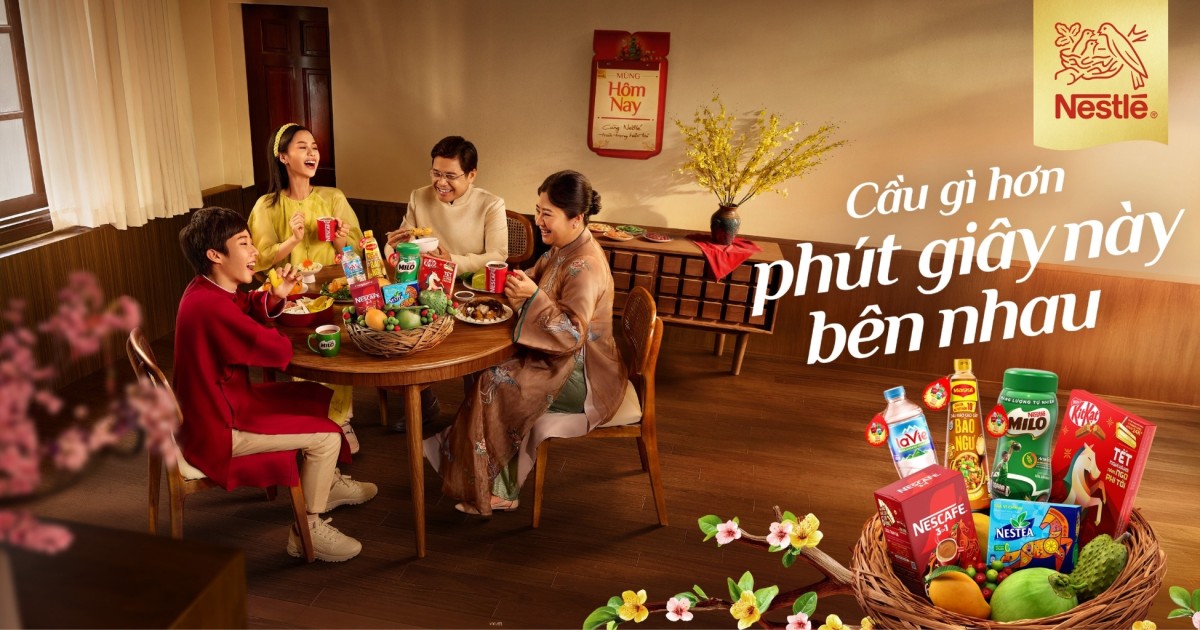 Nestlé - Từ “Lịch Tết hôm nay”, Nestlé gửi đi thông điệp “Cầu gì hơn phút giây này bên nhau”
