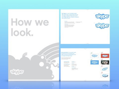 Mẫu Brand Guidelines kinh điển của Skype