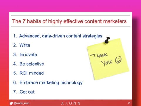 Axonn Media: 7 thói quen giúp Content Marketer làm việc hiệu quả