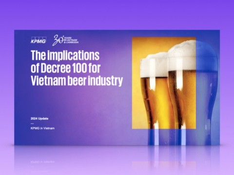 KPMG: Ngành bia Việt Nam dưới tác động của Nghị định 100