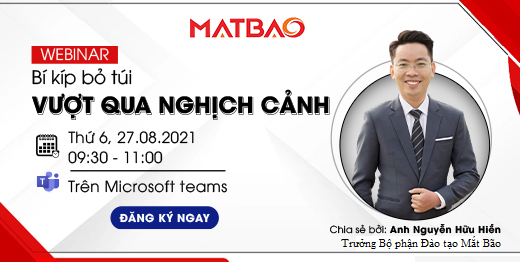Webinar: Vượt Qua Nghịch Cảnh