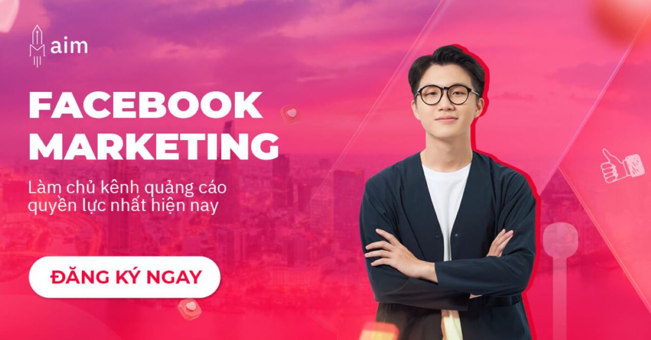 case study facebook ads - banner kho&aacute; học FBM