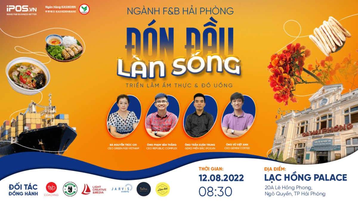 Sự kiện về ẩm thực & đồ uống quy m&ocirc; lớn tại Hải Ph&ograve;ng