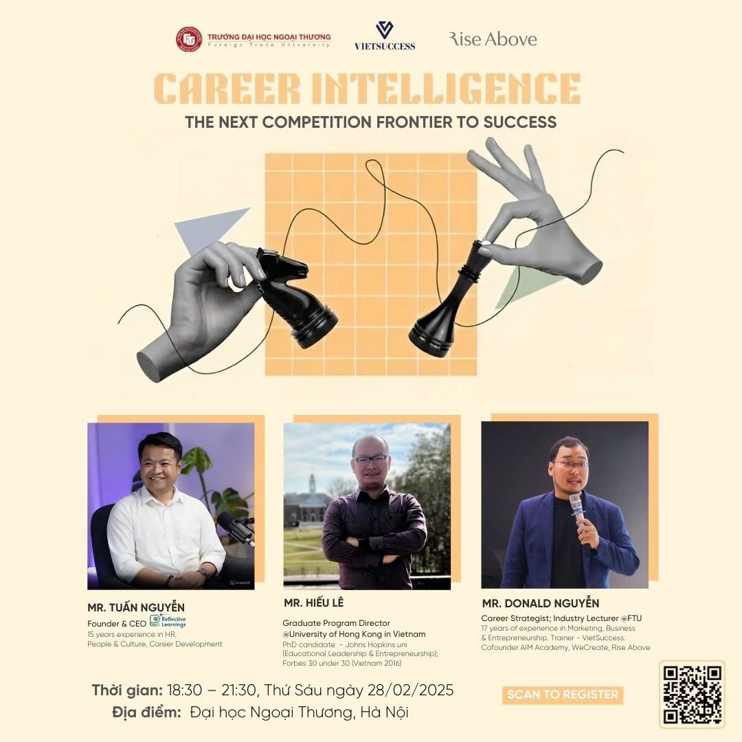 Mời tham dự hội thảo Career Intelligence - The Next Competition Frontier to Success