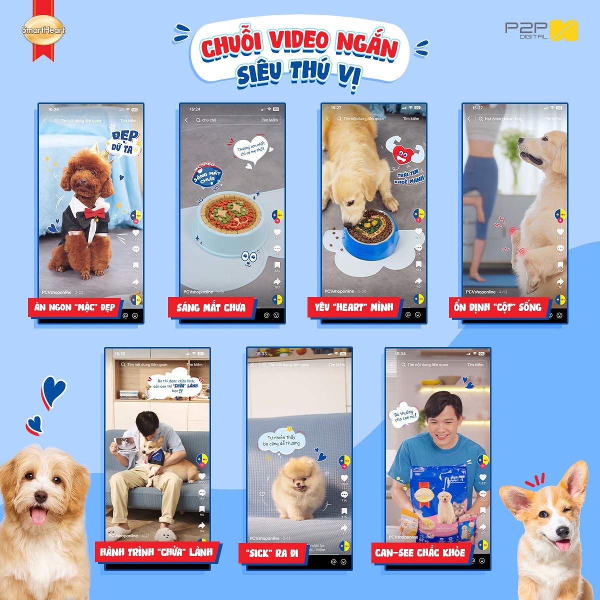 SmartHeart: Bữa ăn đủ chất và mới lạ mỗi ngày với chiến dịch “Mix siêu vui – Cún siêu thích”