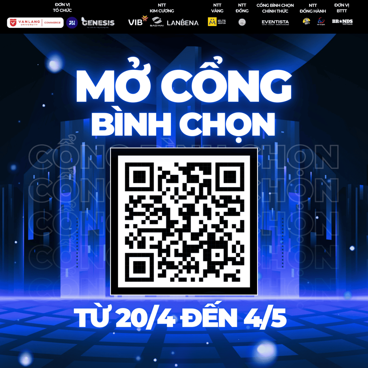 Cuộc thi UGC GENESIS 2025 mở cổng bình chọn đội thi được yêu thích nhất