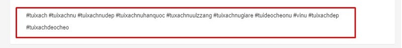 Hashtag Túi xách