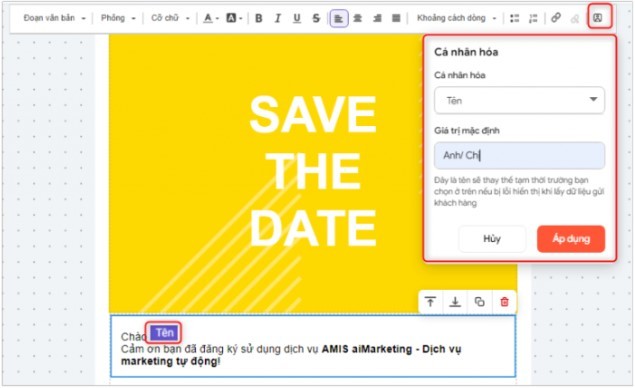 Sử dụng phần mềm AMIS aiMarketing để tối ưu h&oacute;a tỷ lệ click