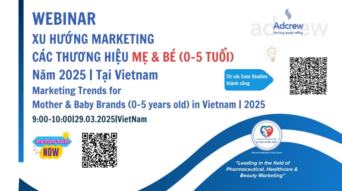 Xu hướng Marketing cho các thương hiệu Mẹ & Bé (0-5 tuổi) tại Việt Nam