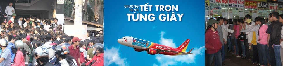 Việc mua vé tàu xe, máy bay để về quê vào dịp tết luôn là nỗi ám ảnh của nhiều người