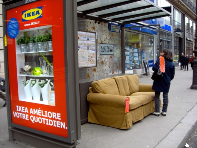 Hãng đồ gia dụng IKEA biến trạm chờ xe bus trở thành nơi nghỉ ngơi lý tưởng