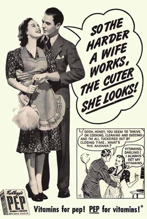 The Harder A Wife Works, The Cuter She Looks!