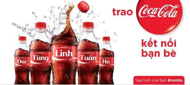 Chiến dịch Từ cái tên mình kết nối: Khi một lon Coca trở thành lời nhắn gửi yêu thương