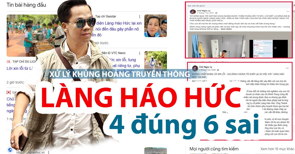 Nhà báo Xuân Thời: 4 đúng và 6 sai trong xử lý khủng hoảng truyền thông của Làng Háo Hức