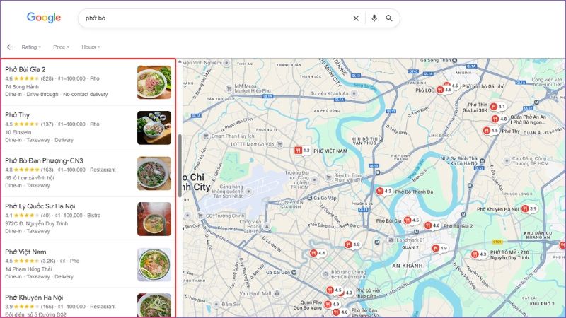 Google Maps/Local Search