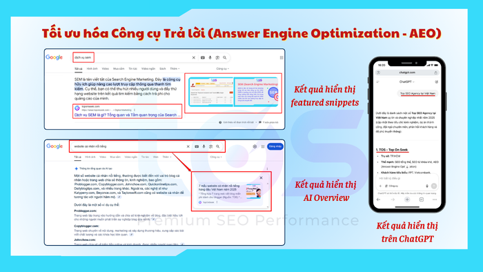 AEO vs SEO: Kh&aacute;c biệt cốt l&otilde;i v&agrave; vai tr&ograve; trong tiếp thị số