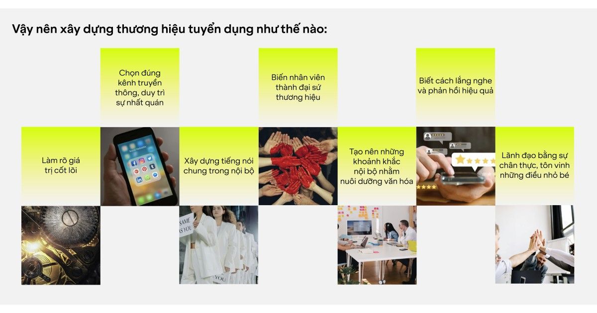 X&acirc;y dựng Employer Branding từ b&ecirc;n trong văn h&oacute;a doanh nghiệp