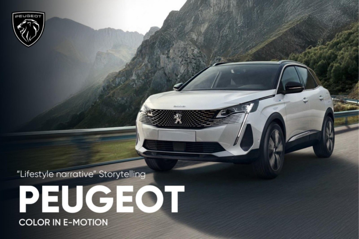 Peugeot ứng dụng Storytelling mới lạ trong chiến dịch “Color In E-motion”.