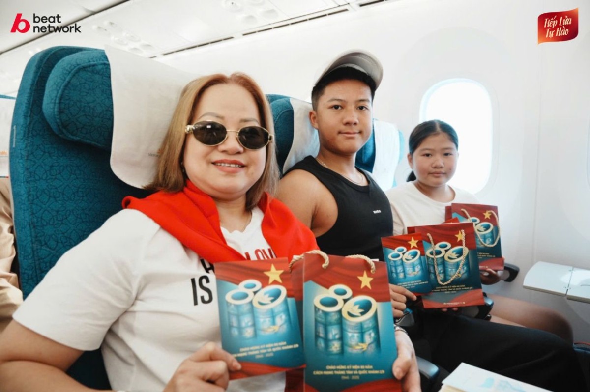 Chuyến bay chở niềm tự hào: Hành trình đặc biệt hướng về trái tim Tổ quốc