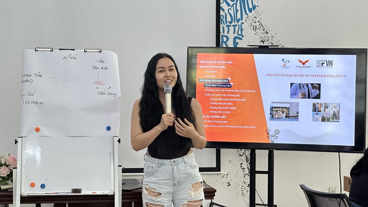 Chuy&ecirc;n gia Mai Nguyễn Ho&agrave;ng Nam hướng dẫn c&aacute;c startup X&acirc;y dựng &&nbsp;Quản trị Thương hiệu tại Startup MasterTrack