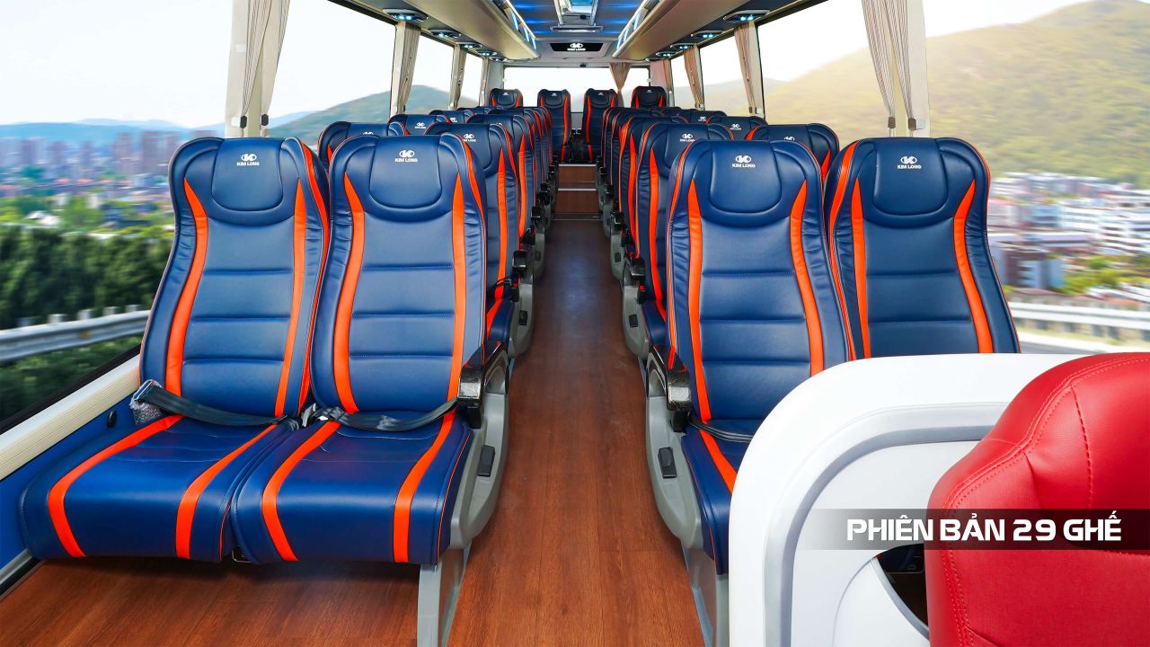 KIM LONG MOTOR trình làng xe bus 29 chỗ ngồi KIMLONG 29-N29