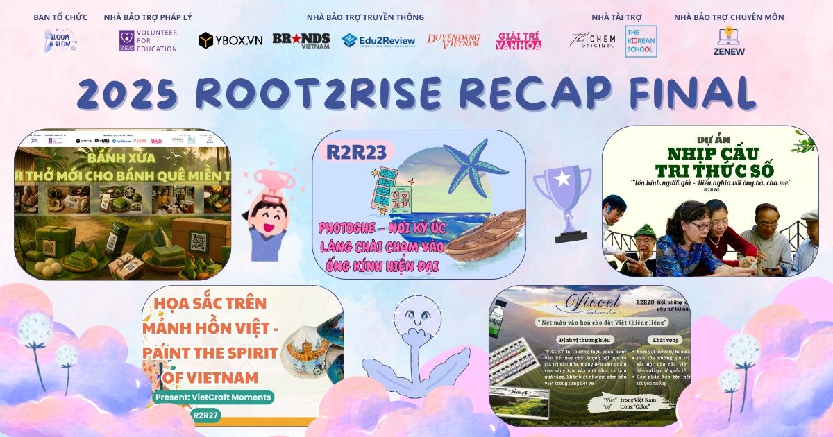 [Recap] cuộc thi start-up kết nối gi&aacute; trị truyền thống Root2Rise | Dự &aacute;n Bloom&Blow