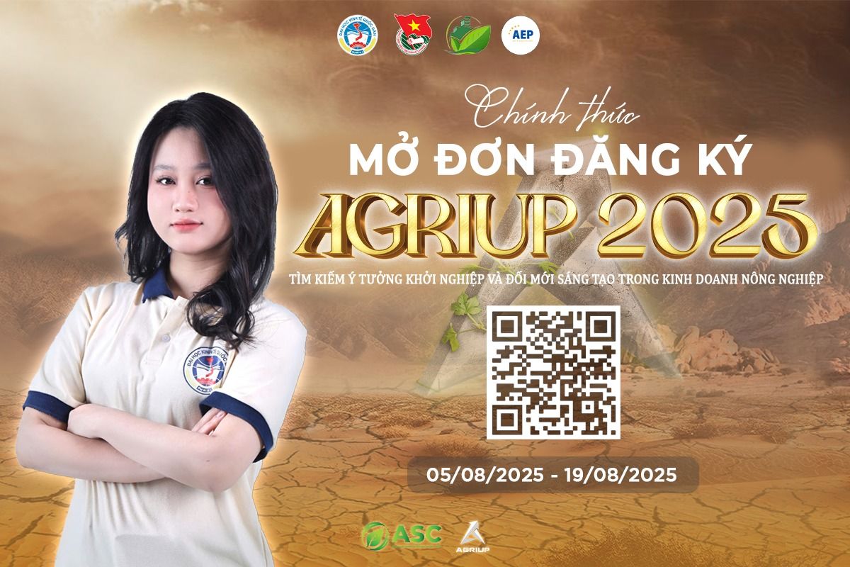 [Agriup 2025] - Đăng k&yacute; cuộc thi T&igrave;m kiếm &yacute; tưởng khởi nghiệp trong Kinh doanh n&ocirc;ng nghiệp