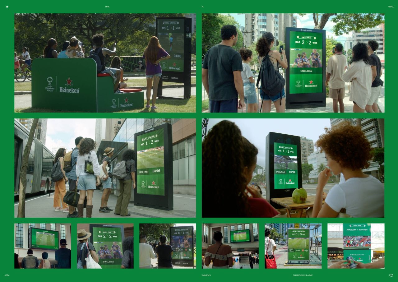 Nhường lại “spotlight”, chiến dịch “Out-of-Home Matches” của Heineken kết nối triệu con tim yêu bóng đá nữ