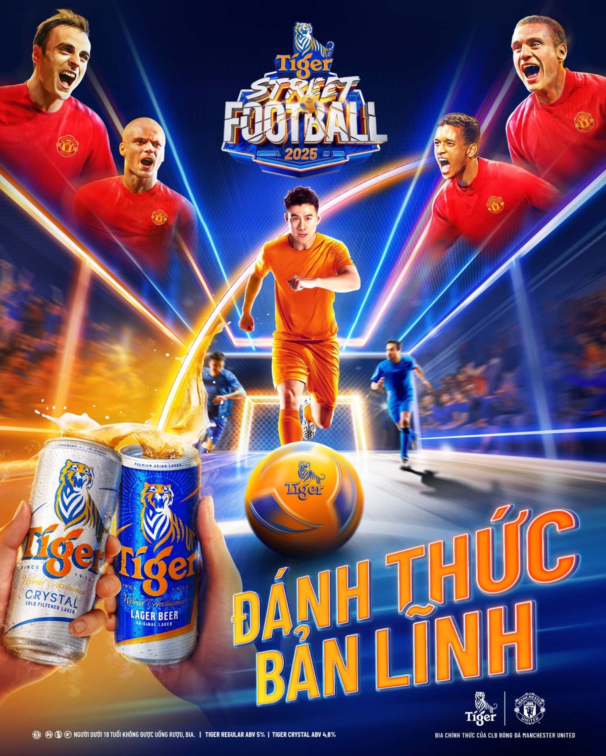 Nhiều huyền thoại Manchester United sẽ góp mặt tại Tiger Street Football 2025