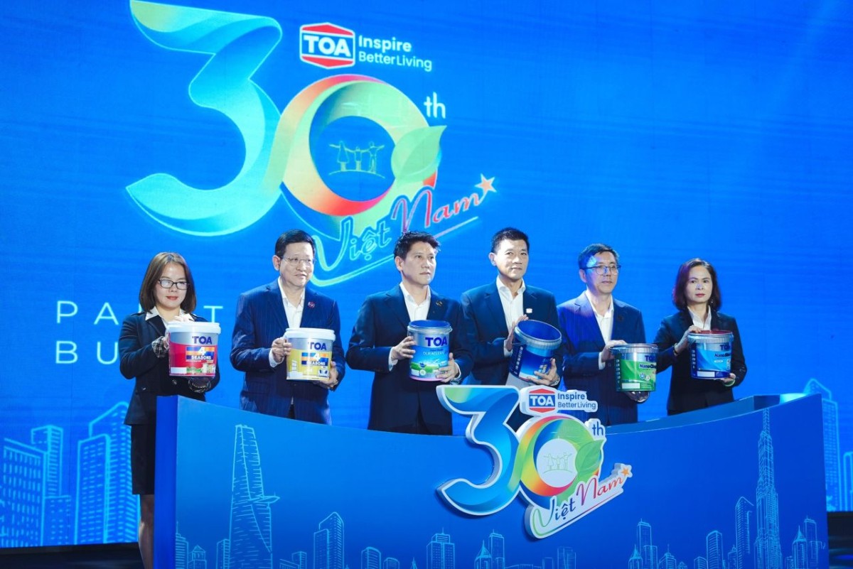Sơn TOA Việt Nam kể câu chuyện 30 năm “Sơn ước mơ, Dựng tương lai”