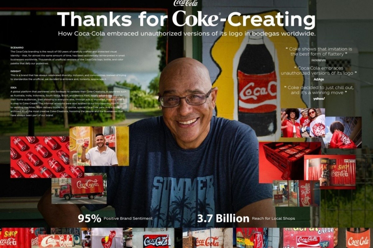 Những sáng tạo không giới hạn được tôn vinh thông qua chiến dịch “Thanks for Coke-Creating”.
