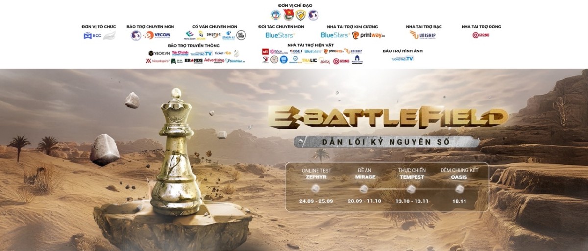 Chính thức mở cổng đăng ký cuộc thi thực chiến kinh doanh E-Battlefield 2025: “Dẫn lối kỷ nguyên số”
