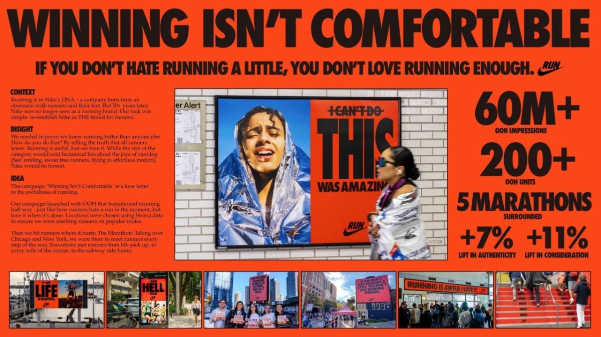 Nike chạm tới trái tim triệu vận động viên với chiến dịch “Winning isn’t comfortable”