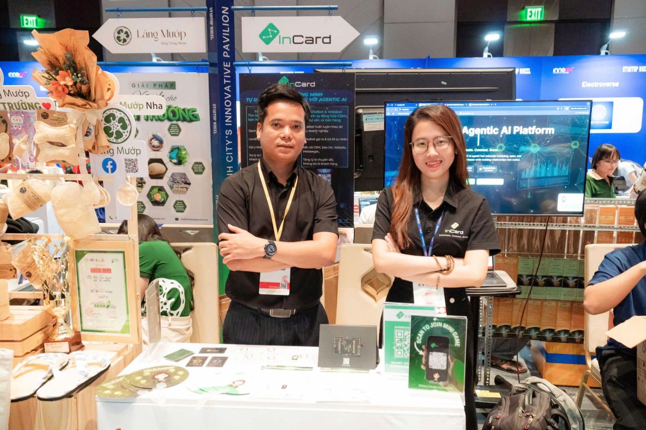 Giải ph&aacute;p AI cho tăng trưởng v&agrave; chốt sale của InCard tại InnoEx 2025