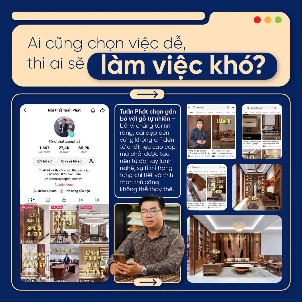 Khai thác TikTok cho ngành nội thất: Góc nhìn từ case Nội thất Tuấn Phát