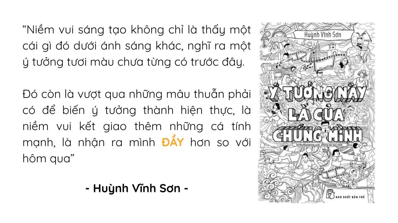 Quyển sách tôi yêu: “Ý tưởng này là của chúng mình”, một-ngàn-lẻ-một câu chuyện của ngành Sáng tạo