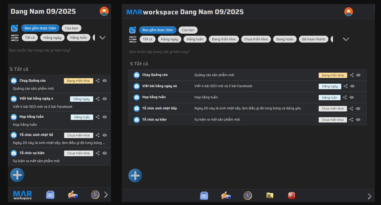 Giới thiệu MARworkspace nền tảng Quản lý công việc dành riêng cho Marketer