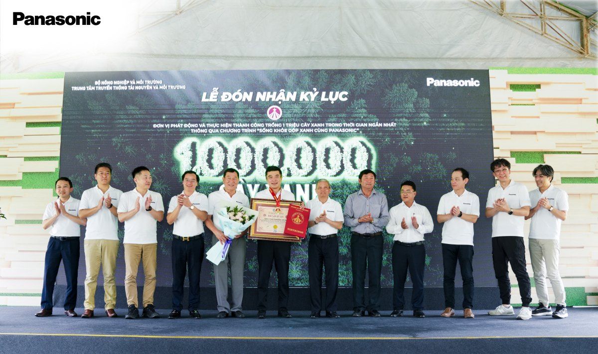 Panasonic viết tiếp hành trình tự hào kỷ lục triệu cây tới sứ mệnh kiến tạo tương lai bền vững