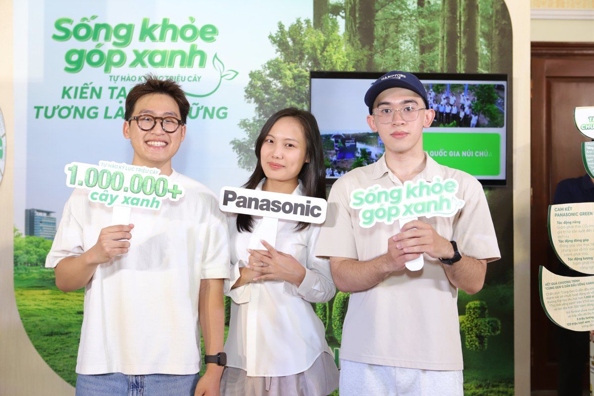 Panasonic viết tiếp hành trình tự hào kỷ lục triệu cây tới sứ mệnh kiến tạo tương lai bền vững