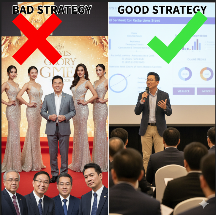 Ảo ảnh h&agrave;o quang: Khi bức ảnh với người nổi tiếng chỉ l&agrave; đạo cụ tr&ecirc;n s&acirc;n khấu số