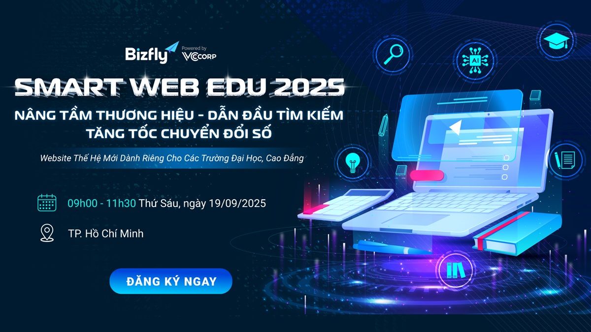 Sự kiện offline: Smart Web Edu 2025 - Nâng tầm thương hiệu, dẫn đầu tìm kiếm