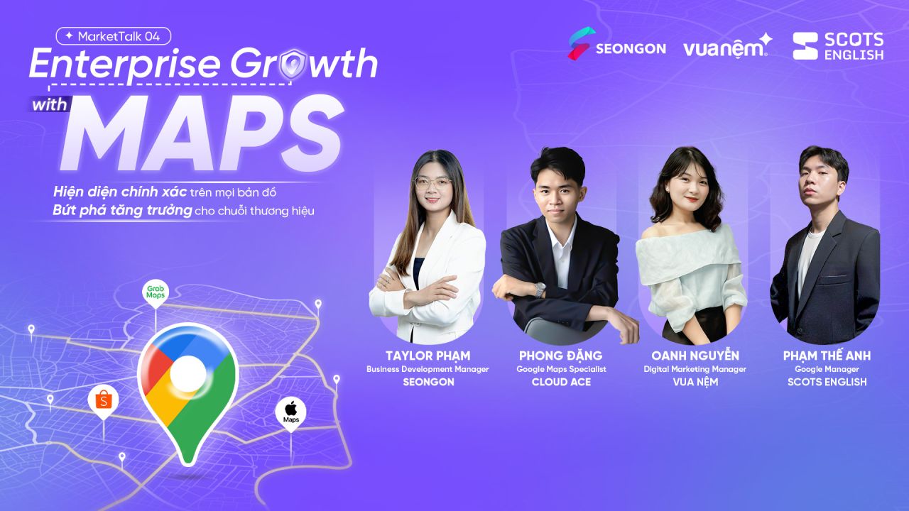 Chủ đề của webinar “Enterprise growth with maps” là bước chuẩn bị cho các doanh nghiệp trước xu hướng AI Mode