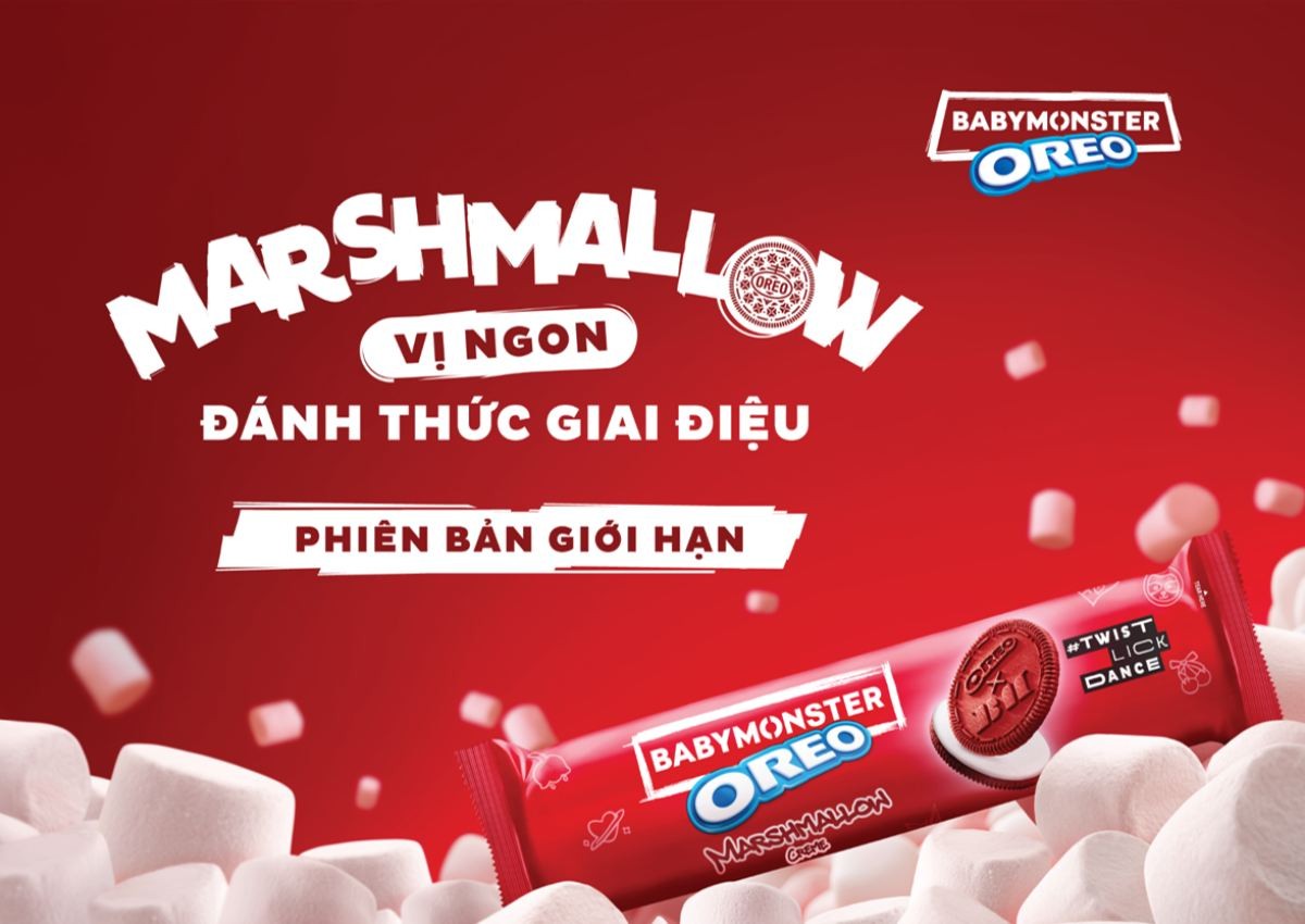 Phiên bản giới hạn bánh quy đỏ OREO BABYMONSTER mang dấu ấn cực chất
