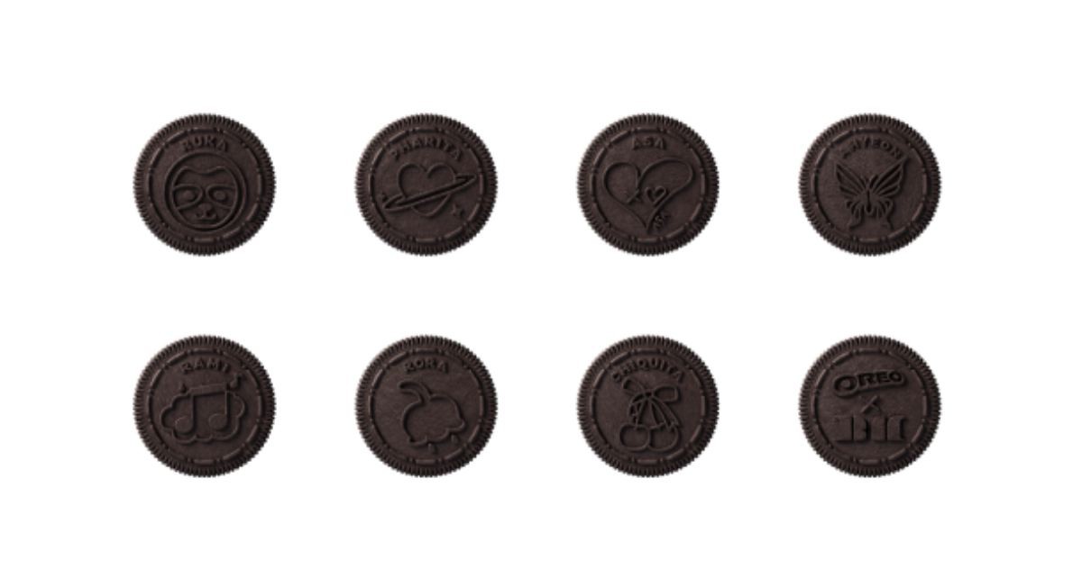 Những chiếc bánh quy OREO mang thiết kế cá nhân hoá từ các thành viên BABYMONSTER.