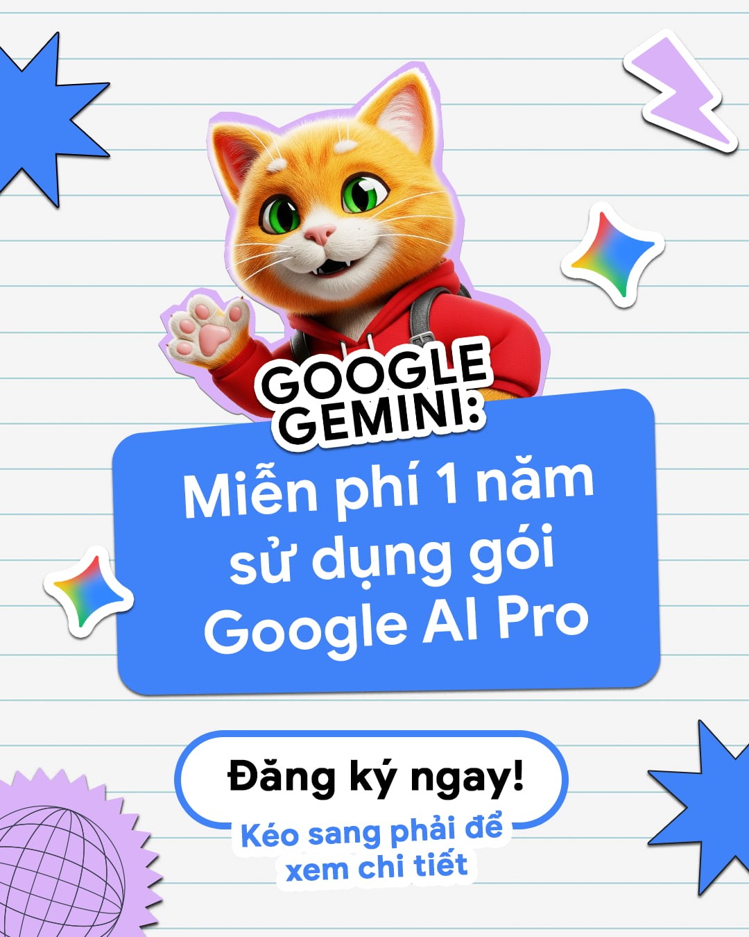 Google triển khai ưu đãi 1 năm sử dụng miễn phí gói Google AI Pro cho sinh viên Việt Nam