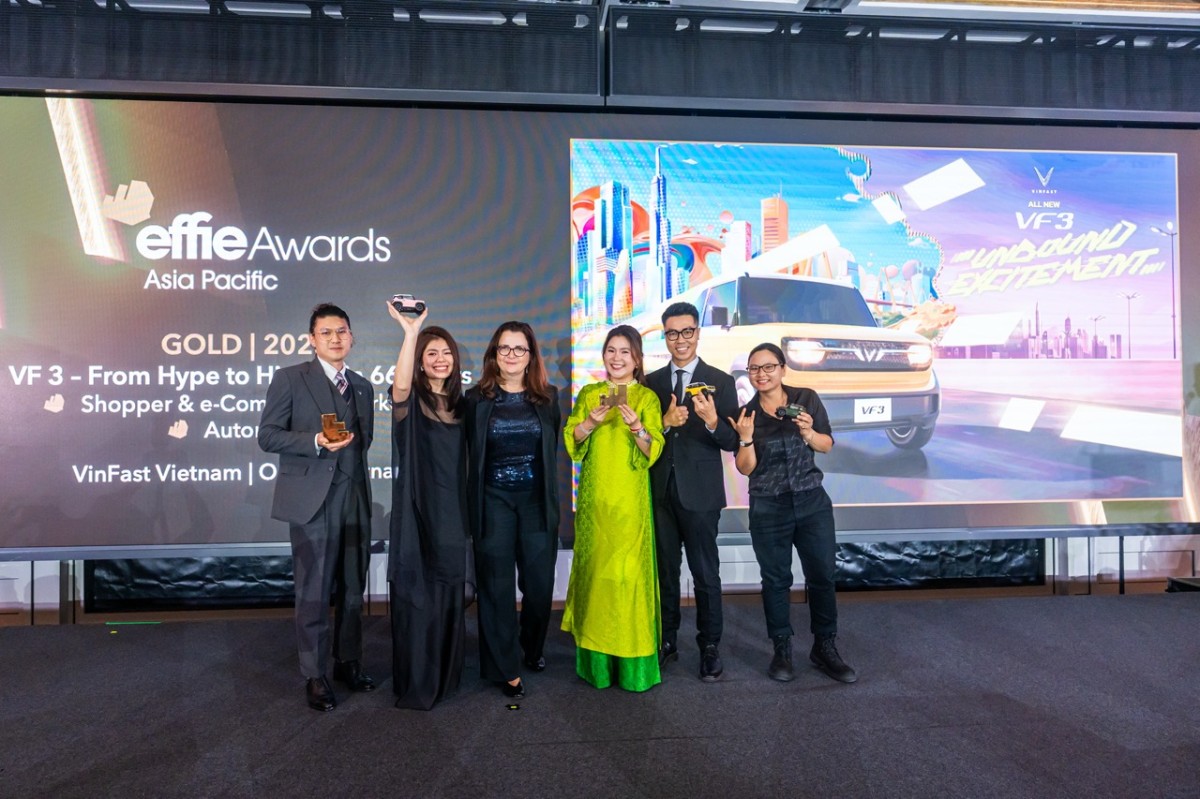 VinFast thắng lớn 6 giải thưởng tại APAC Effie Awards 2025