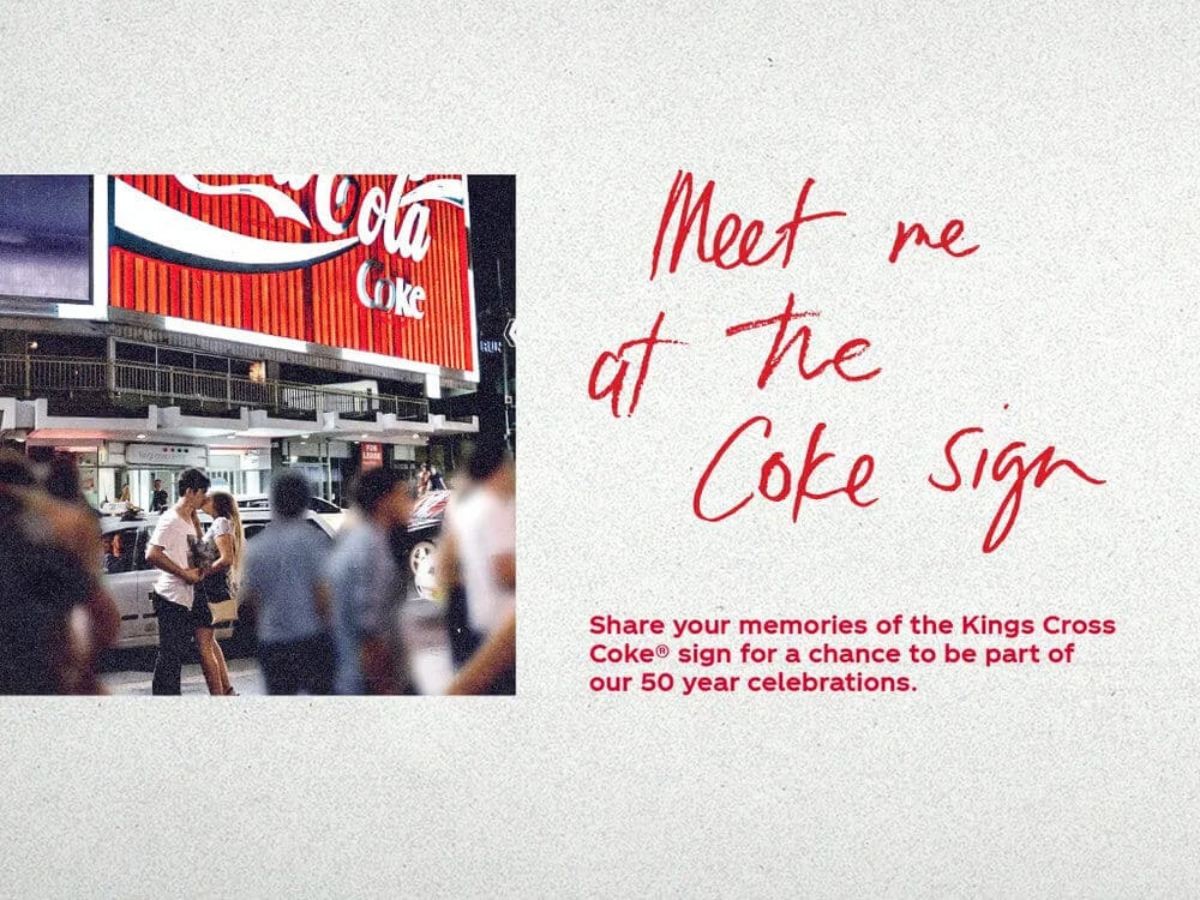 “Meet me at the Coke sign” – Hẹn gặp lại ở biển quảng cáo của Coca-Cola!