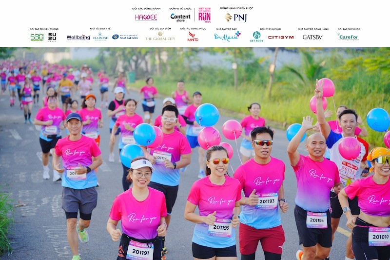 PNJ đồng hành chiến lược cùng Vietnam Women Run 2025, lan tỏa thông điệp “Sống đẹp” đến phụ nữ Việt