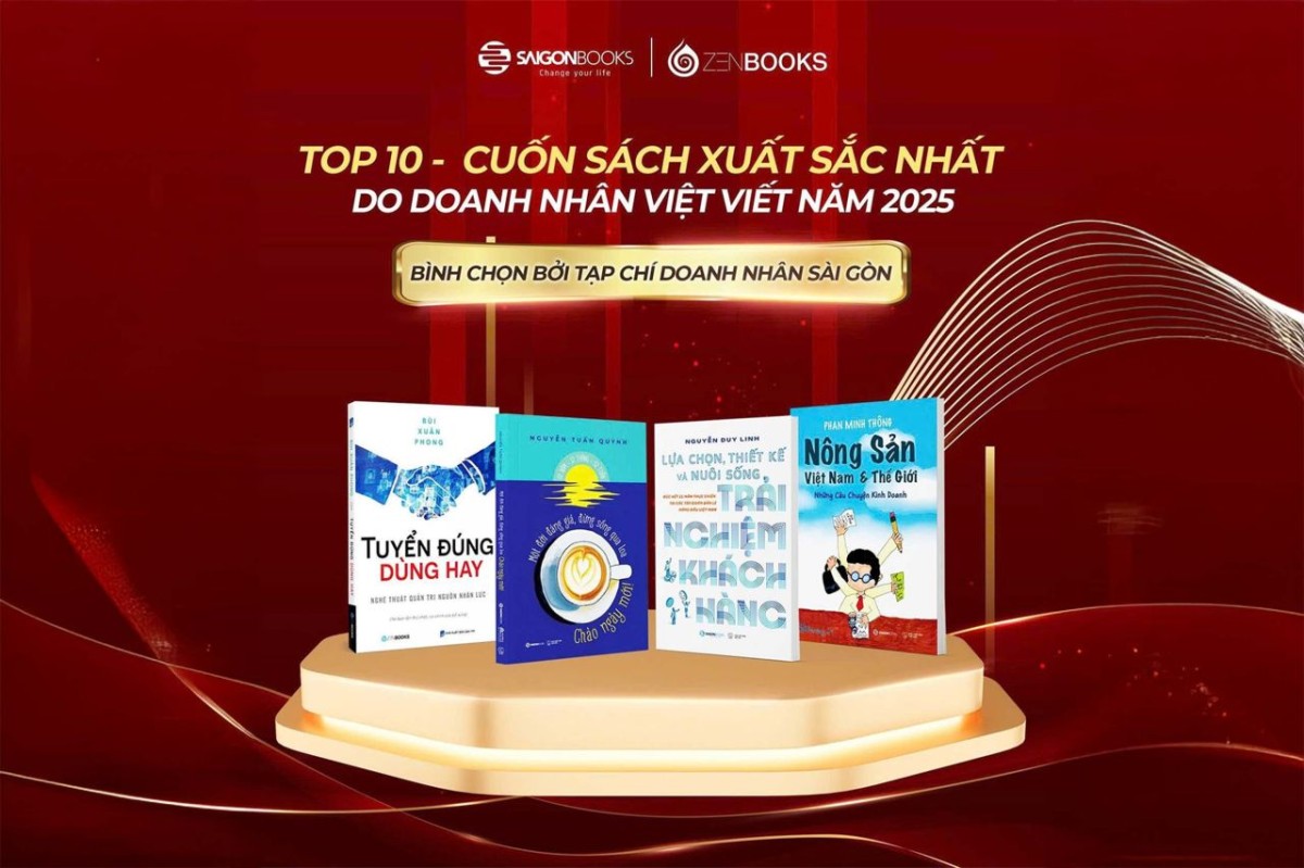 Top cuốn sách hay 2025 được Sở Thông tin và Truyền thông TP.HCM khen tặng